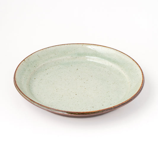 皿 8寸(約24cm) 白掛 A
