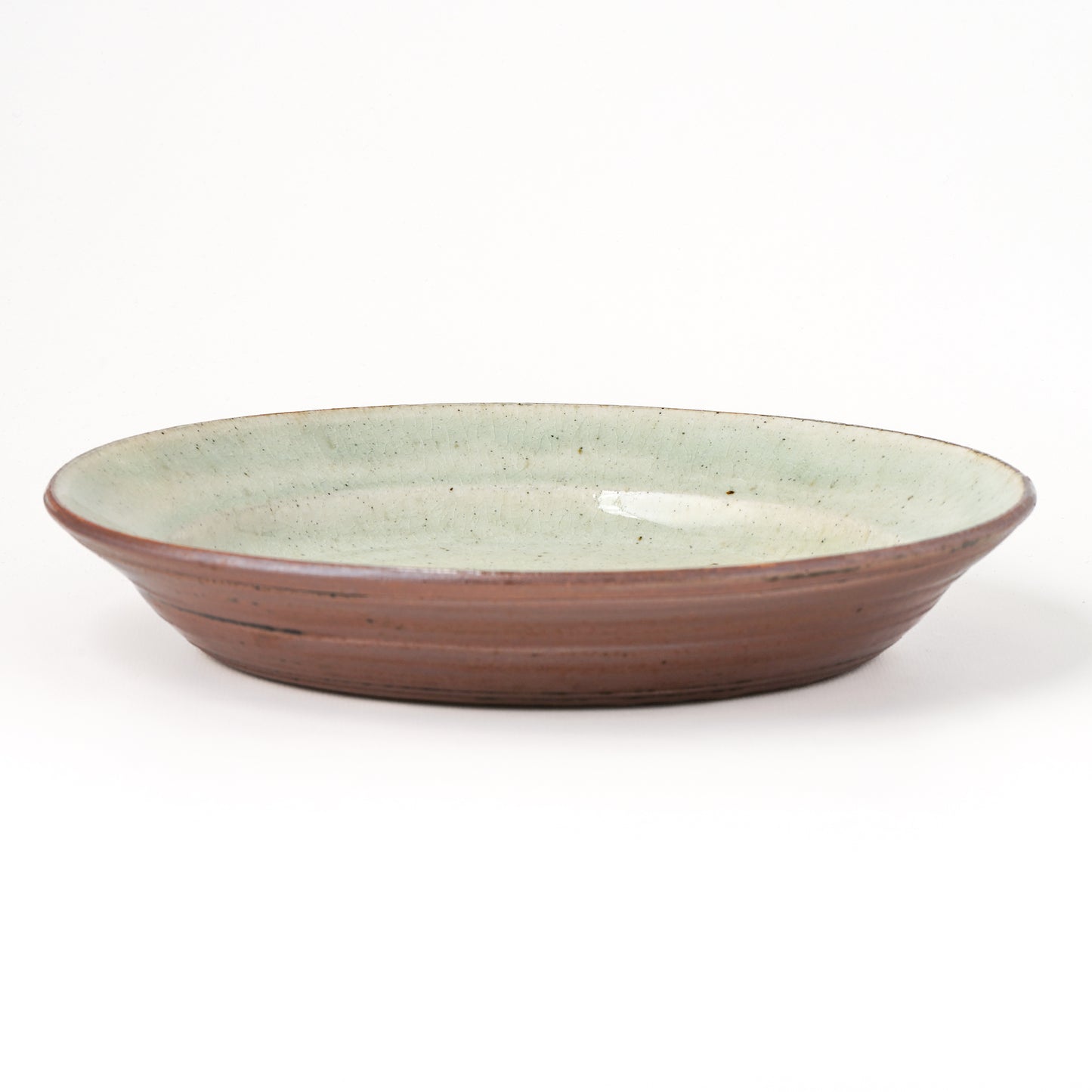 皿 8寸(約24cm) 白掛 B