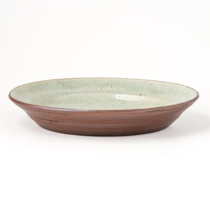 皿 8寸(約24cm) 白掛 B