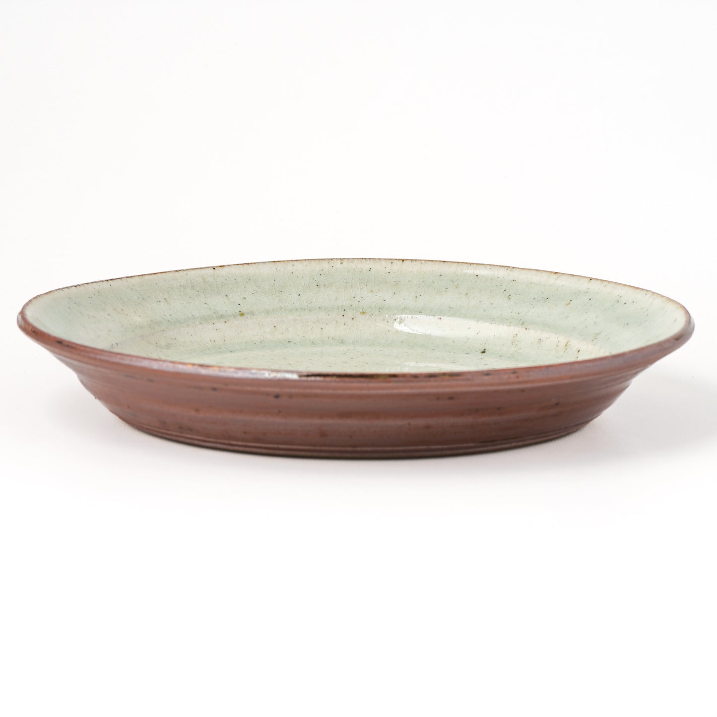 皿 8寸(約24cm) 白掛 C