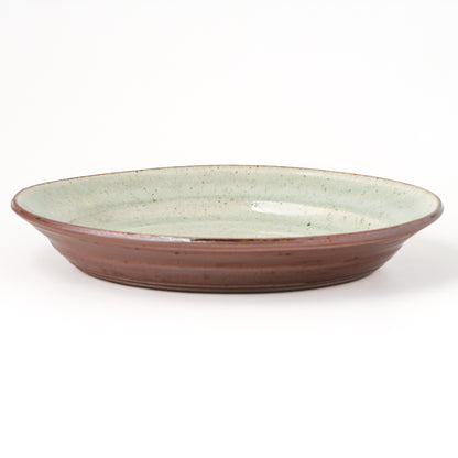 皿 8寸(約24cm) 白掛 C