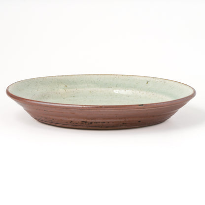 皿 8寸(約24cm) 白掛 D