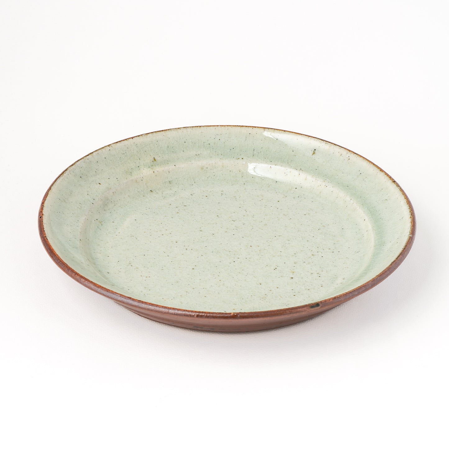 皿 8寸(約24cm) 白掛 D