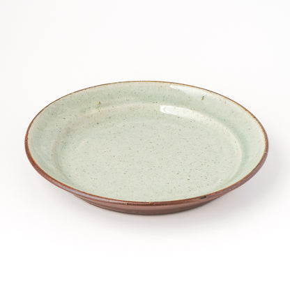 皿 8寸(約24cm) 白掛 D