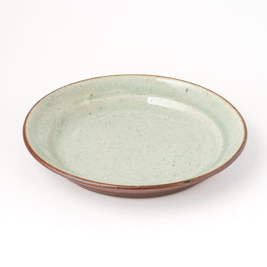 皿 8寸(約24cm) 白掛 D