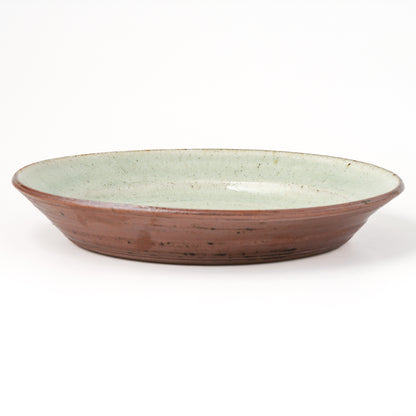 皿 8寸(約24cm) 白掛 E