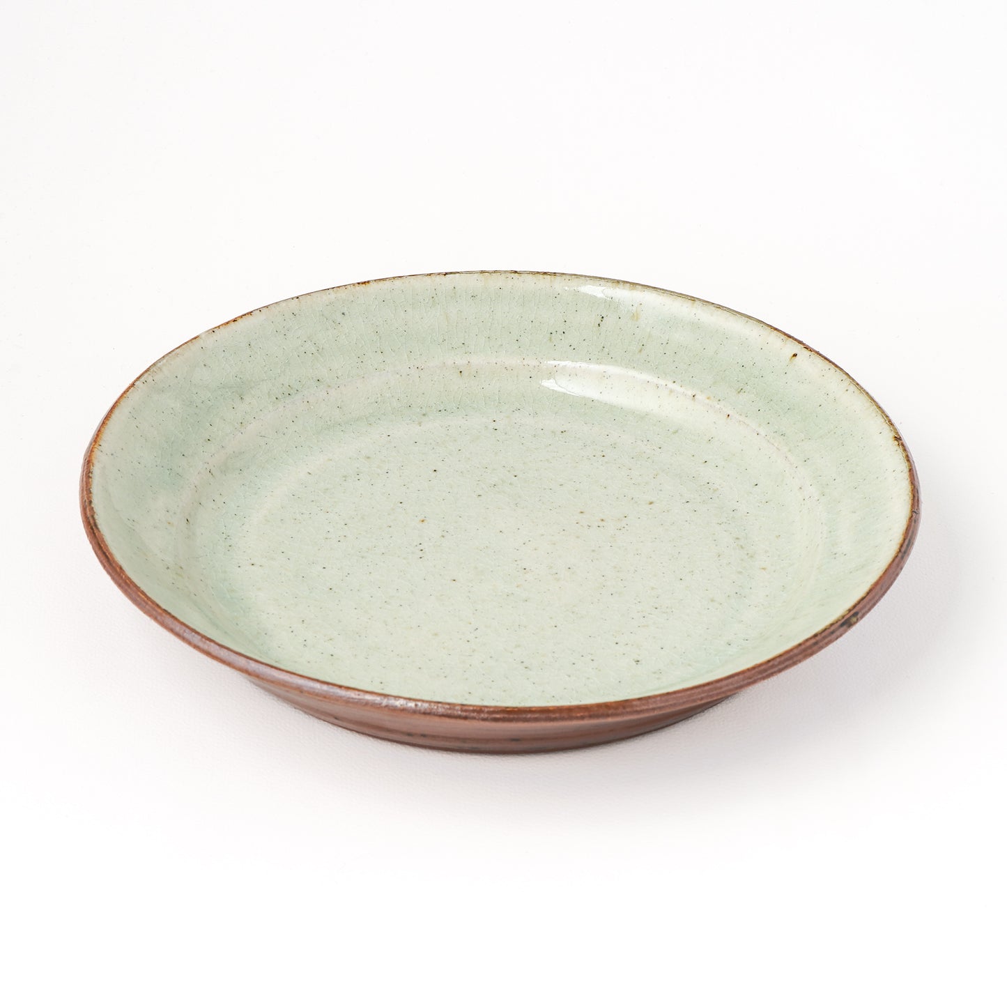 皿 8寸(約24cm) 白掛 E
