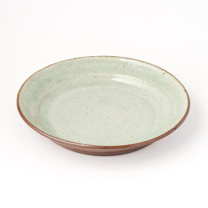 皿 8寸(約24cm) 白掛 E