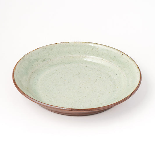 皿 8寸(約24cm) 白掛 E