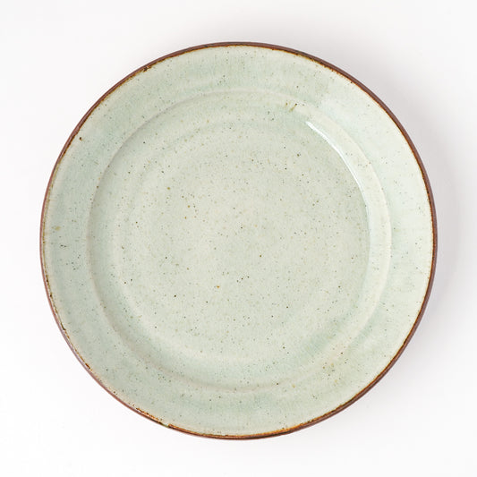 皿 8寸(約24cm) 白掛 E