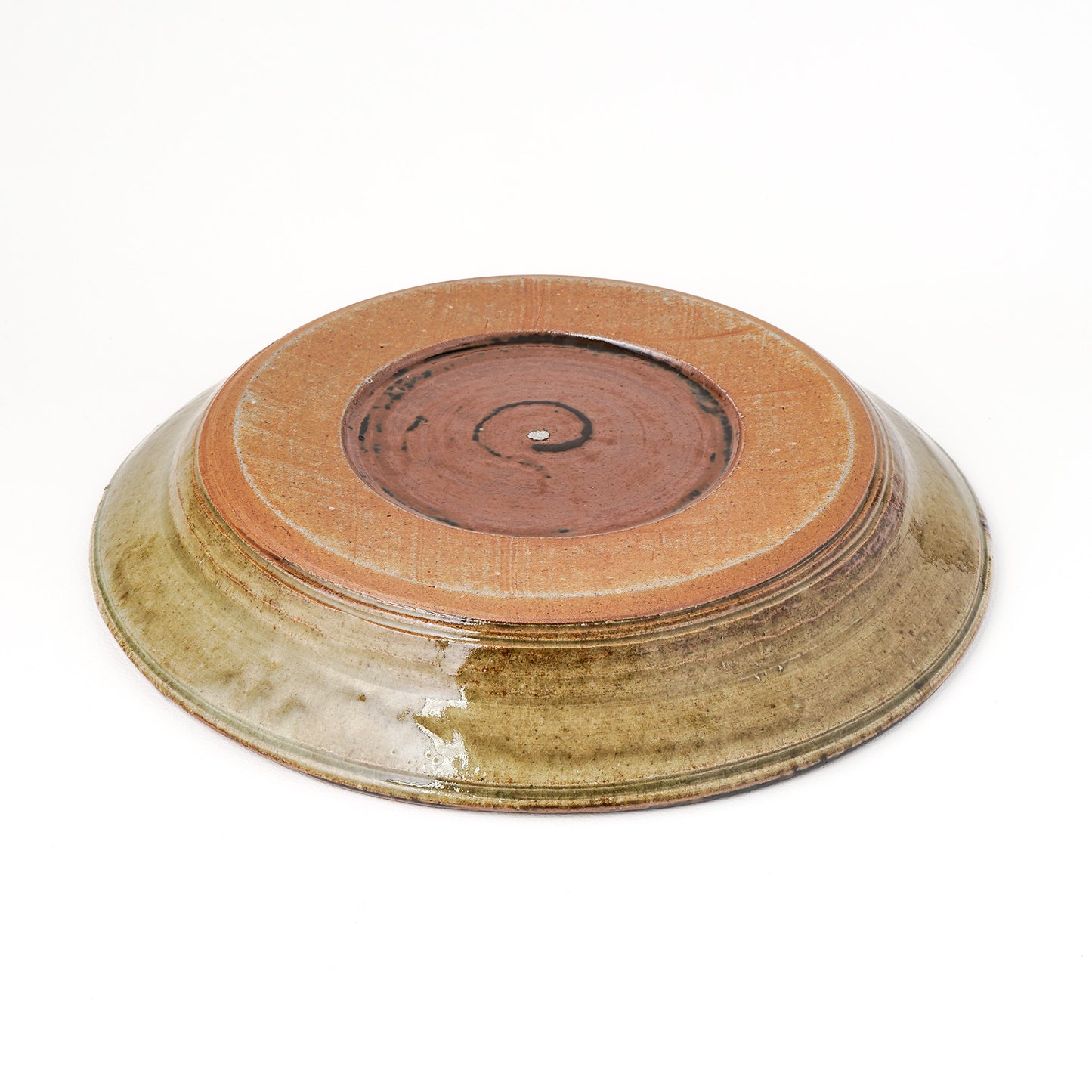 皿 8寸(約24cm) 灰釉 G