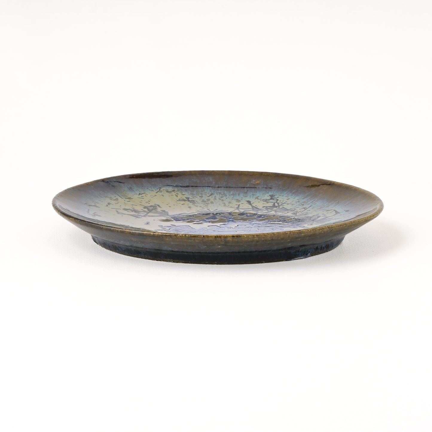 皿 5寸(約15cm) 青 A