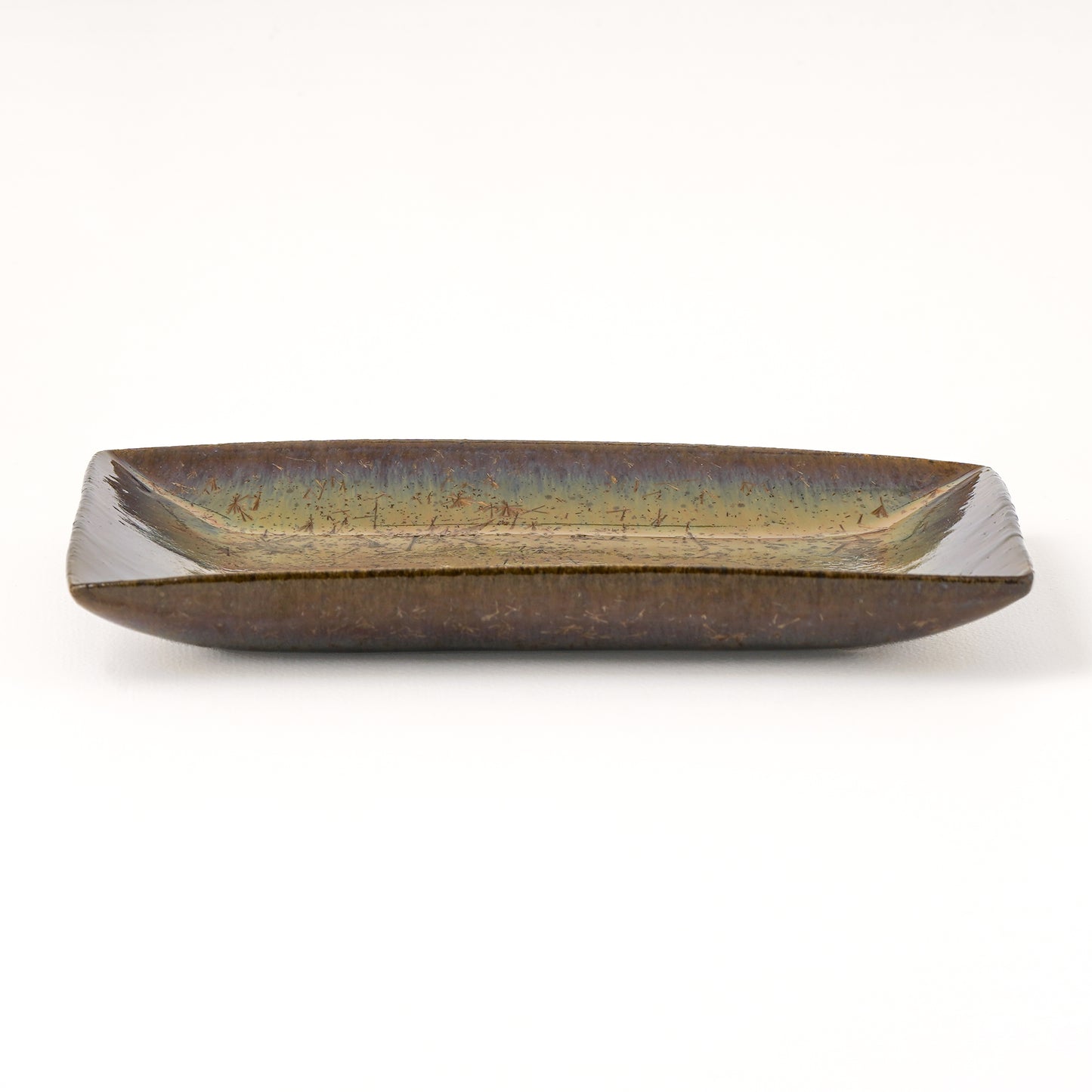 板皿 M(約17cm×約13cm) 飴緑 A