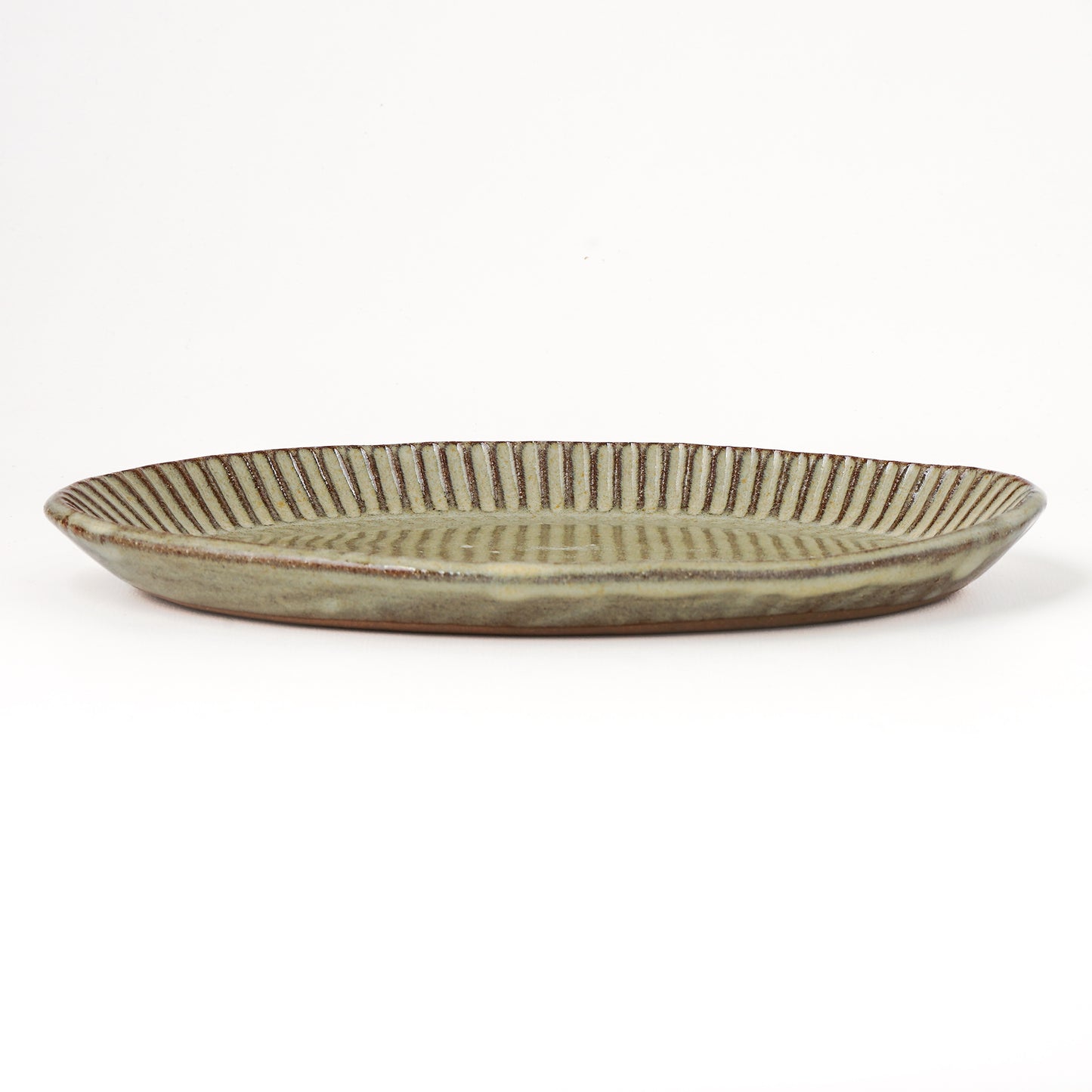 オーバルプレート 約17cm×約24cm A