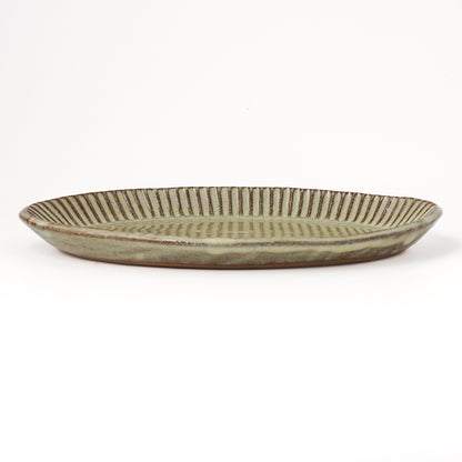 オーバルプレート 約17cm×約24cm A