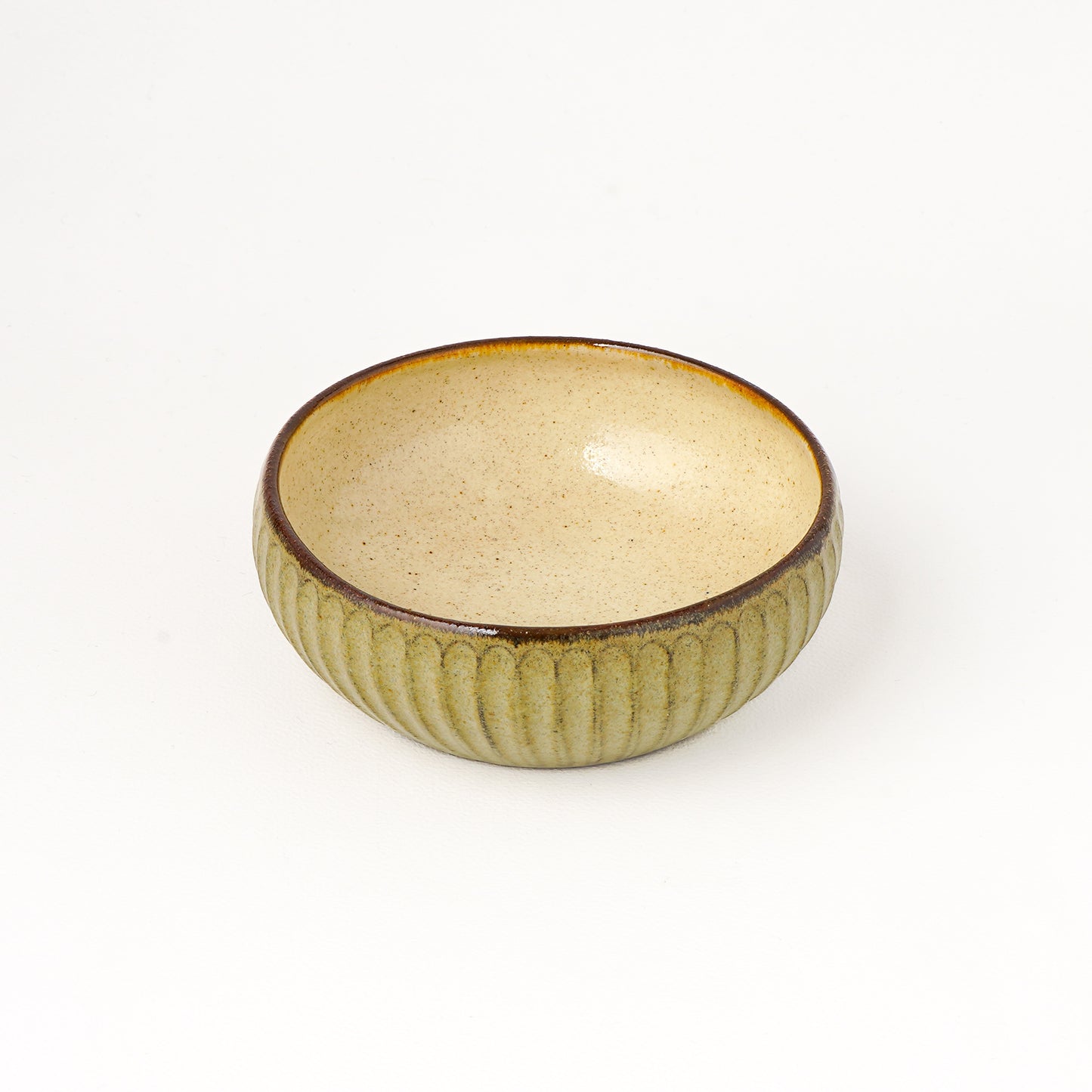 小鉢 3.5寸(約10.5cm) キビ白 A