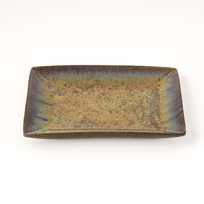 板皿 M(約17cm×約13cm) 飴緑 A