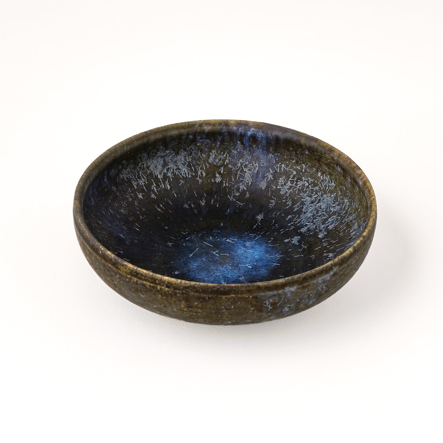 丸鉢 約14.5cm 艶消し 青 A