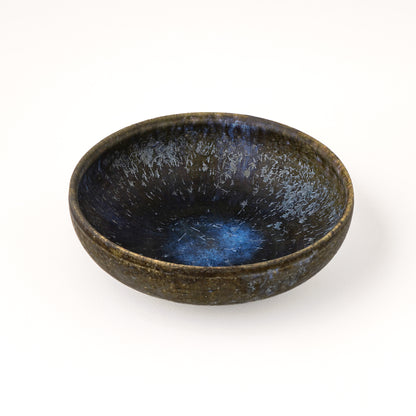 丸鉢 約14.5cm 艶消し 青 A