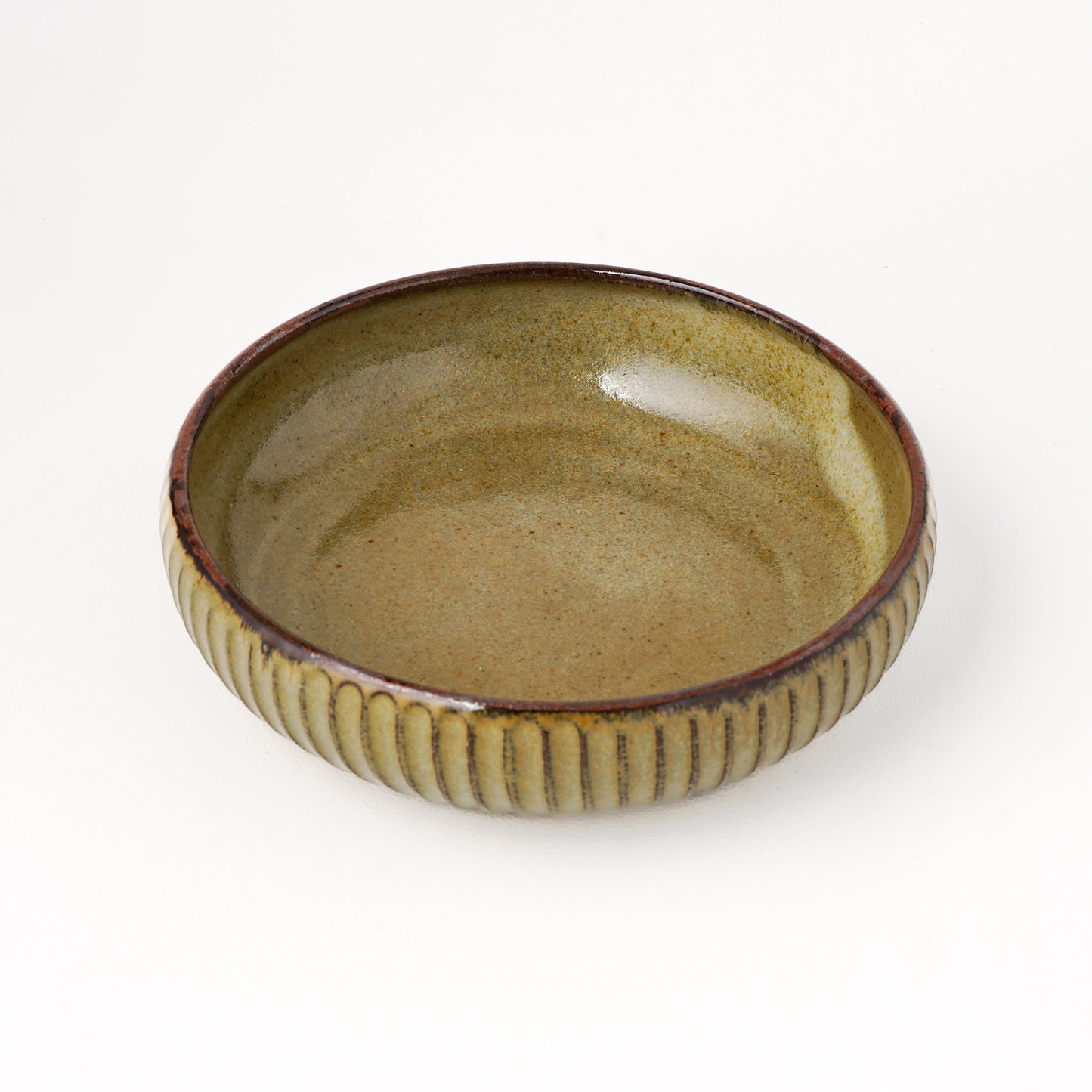 カレー皿 5寸(約15cm) キビ白 A