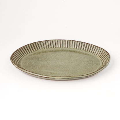 オーバルプレート 約17cm×約24cm A