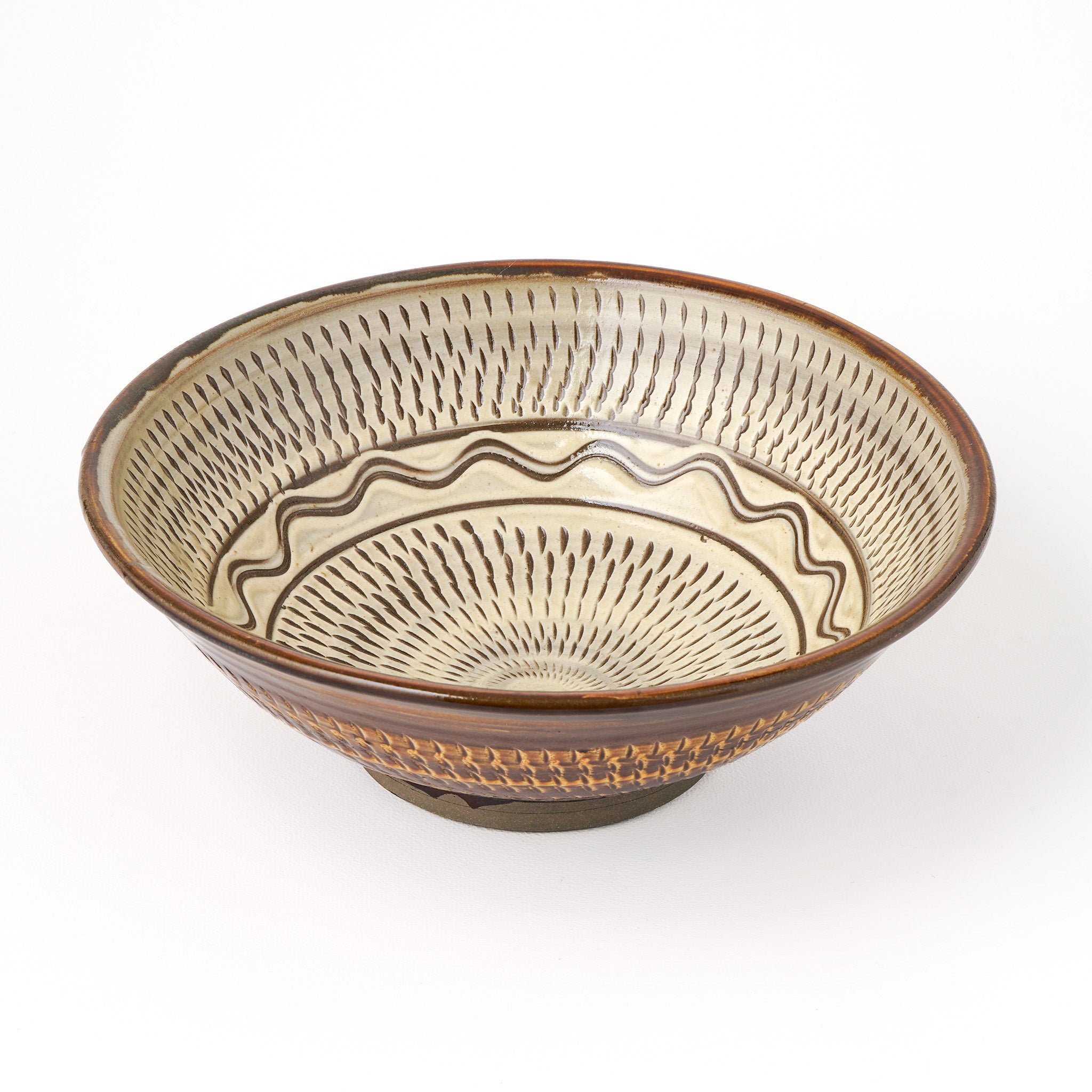 李英才(リーヨンッエ)工房作品の陶器サラダパンチンク