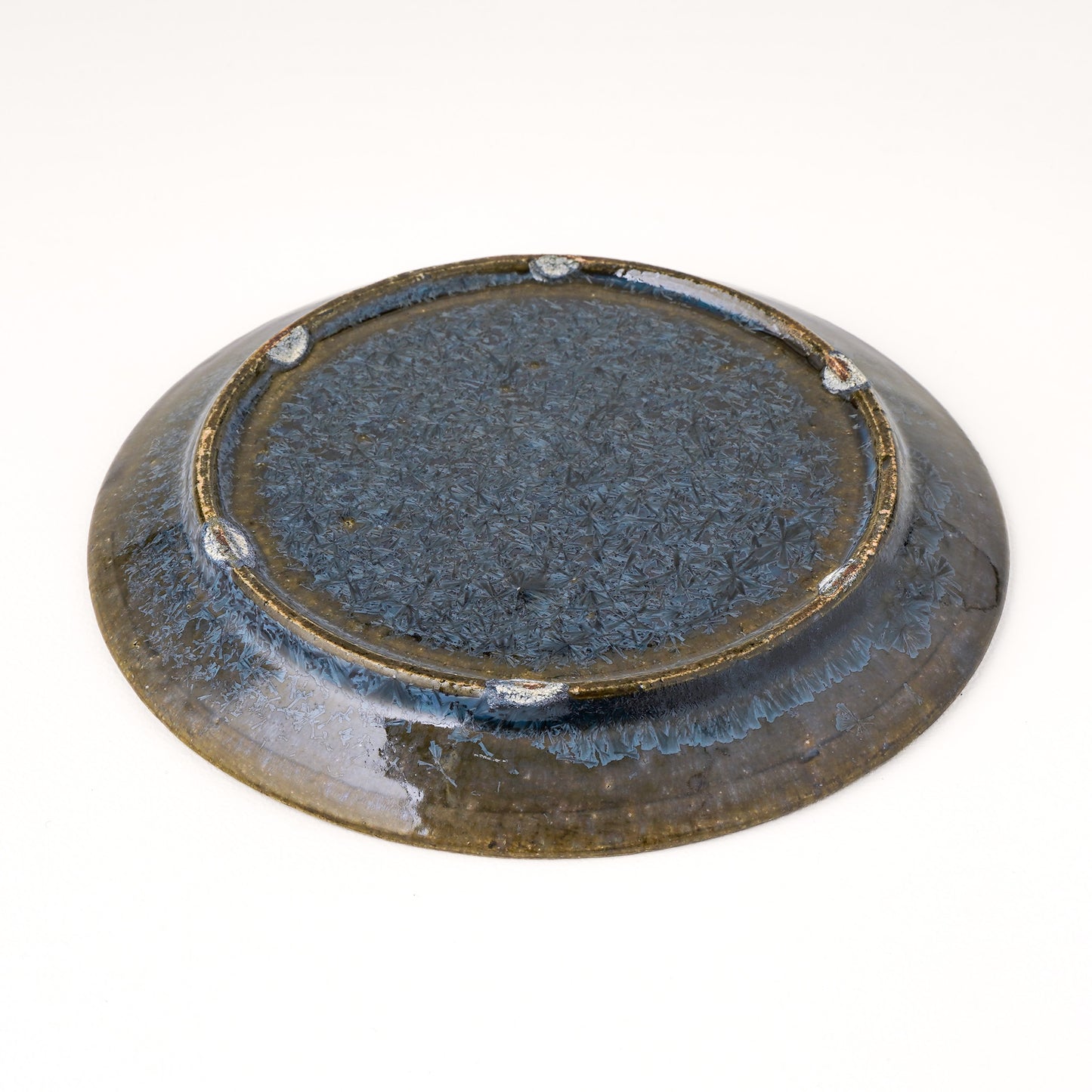 皿 5寸(約15cm) 青 A