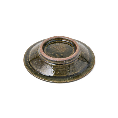 平皿 5寸(約15cm) 縁付 縄紋 呉須 A