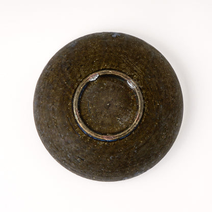 丸鉢 約14.5cm 艶消し 青 A