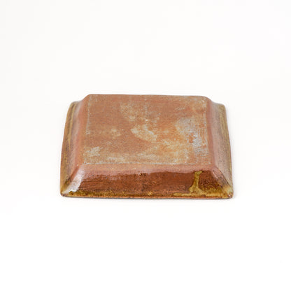 角皿 5寸(約15cm×約15cm) 白掛 A