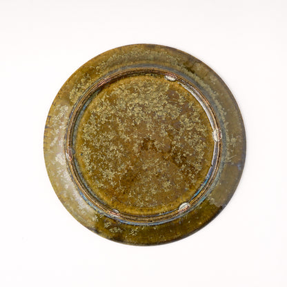 皿 5寸(約15cm) 緑 A