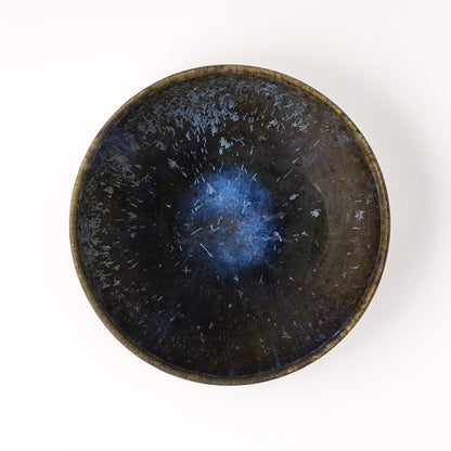 丸鉢 約14.5cm 艶消し 青 A