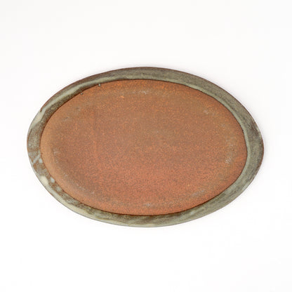 オーバルプレート 約17cm×約24cm A