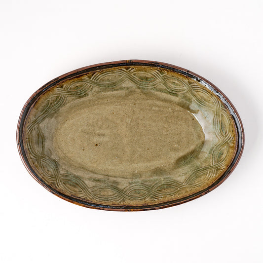 楕円鉢 大(約28.5cm×約19cm) A