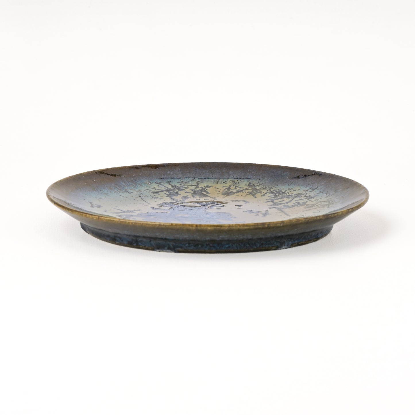 皿 5寸(約15cm) 青 B