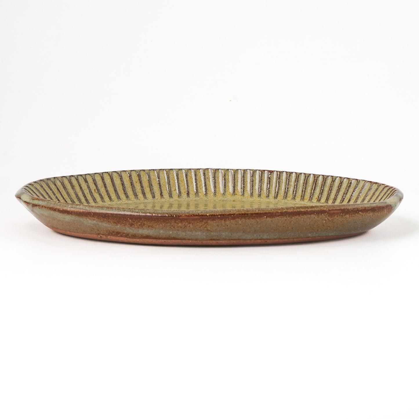 オーバルプレート 約17cm×約24cm B