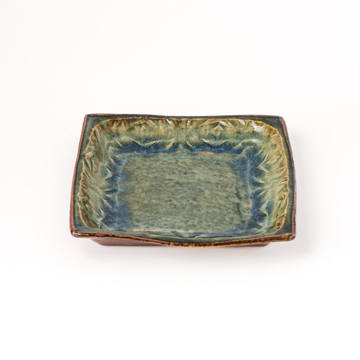 角皿 5寸(約15cm×約15cm) 押紋 B