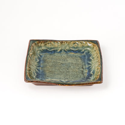 角皿 5寸(約15cm×約15cm) 押紋 B