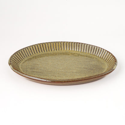 オーバルプレート 約17cm×約24cm B