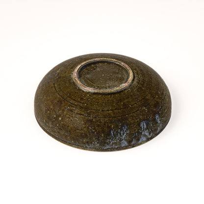 丸鉢 約14.5cm 艶消し 青 B