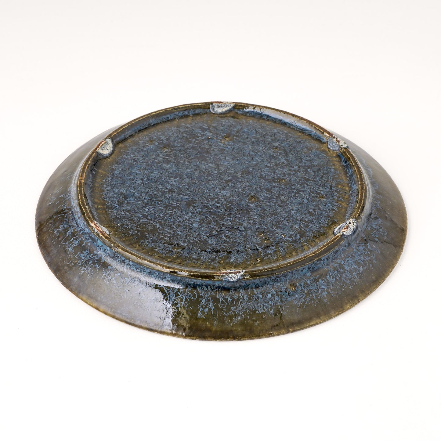 皿 5寸(約15cm) 青 B