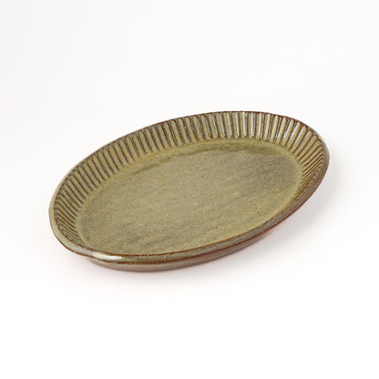 オーバルプレート 約17cm×約24cm B