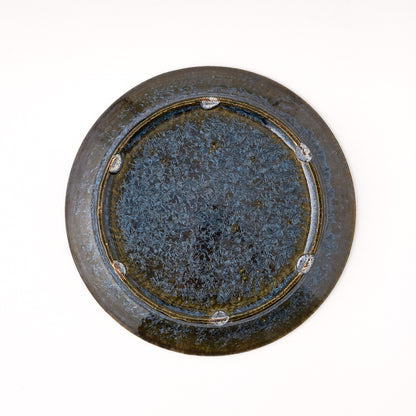 皿 5寸(約15cm) 青 B