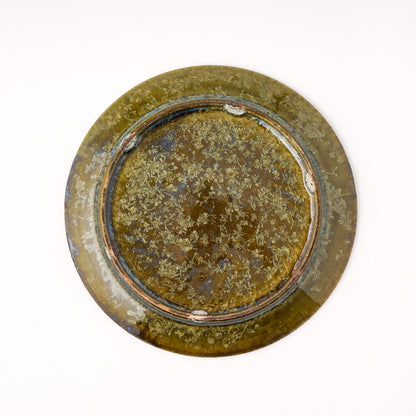 皿 5寸(約15cm) 緑 B