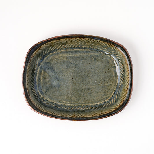 長方皿 中(約19.5cm×約15.5cm) B