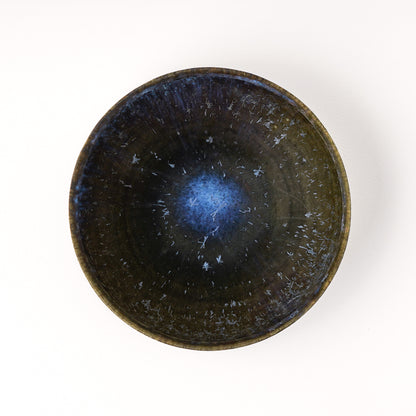 丸鉢 約14.5cm 艶消し 青 B