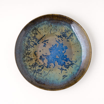 皿 5寸(約15cm) 青 B
