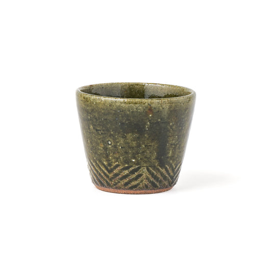 フリーカップ 約 220ml 原土 縄紋 呉須 C