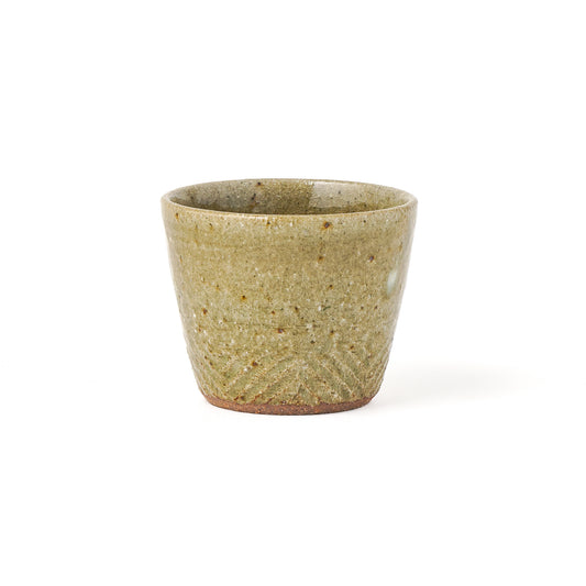 フリーカップ 約 220ml 原土 縄紋 灰 C