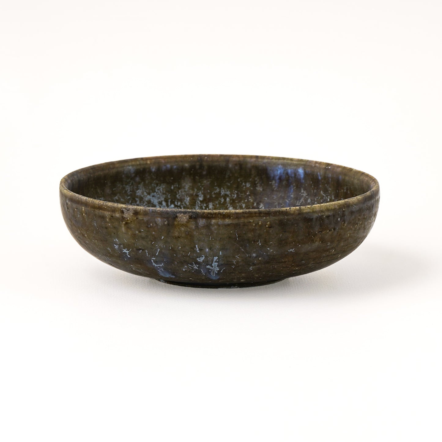 丸鉢 約14.5cm 艶消し 青 C